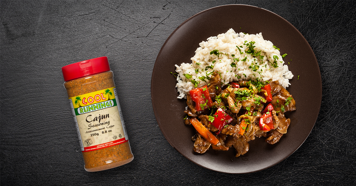 Cajun Pork Stir-Fry – Cool Runnings Foods CA