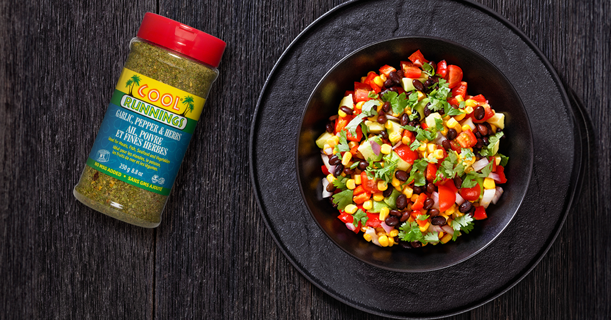 Corn Black Beans Salad – Cool Runnings Foods CA