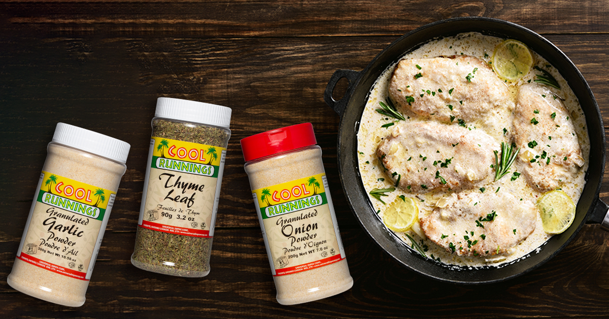 Creamy Herbs Chicken Recipe – Cool Runnings Foods CA