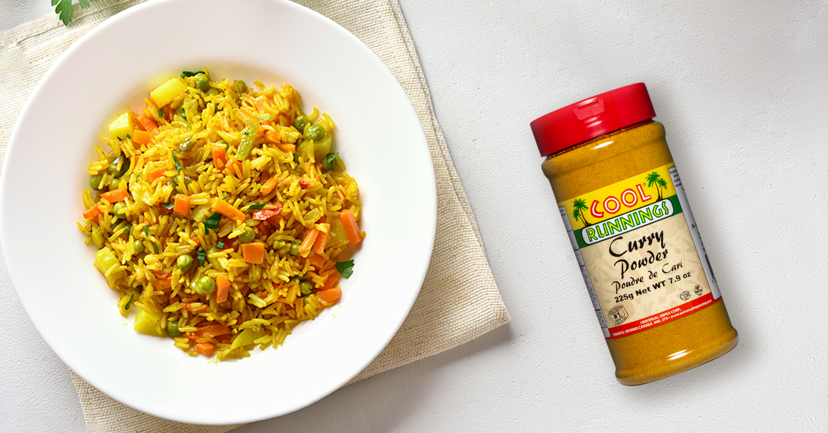 Fluffy Rice Curry Pilaf – Cool Runnings Foods CA