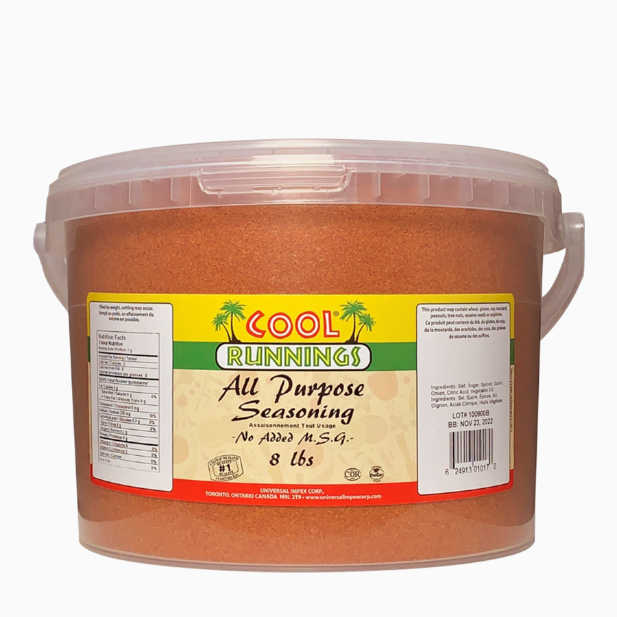 All Purpose Seasoning No Msg 8lbs Organic Option Fo – Cool Runnings