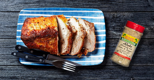 Adobo Rubbed Pork Loin cool runnings