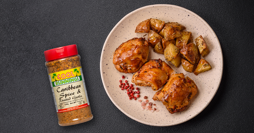 Caribbean Spiced Roast Chicken with Potatoes cool runnings