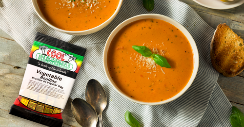 Creamy Tomato Basil Soup cool runnings