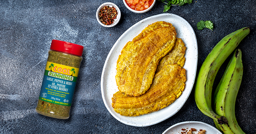 Fried Whole Green Plantain cool runnings