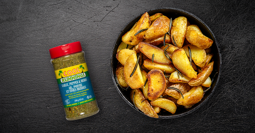 Garlic Herb Potato Wedges cool runnings