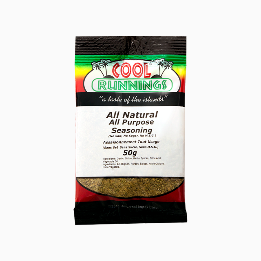 Cool Runnings All Natural All Purpose Seasoning – 50g