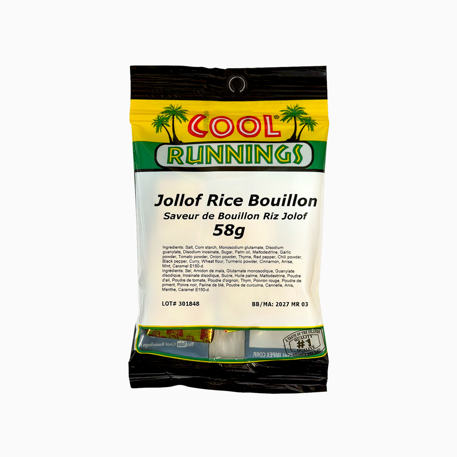 Cool Runnings jollof rice bouillon