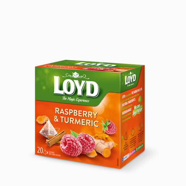 Loyd Raspberry & Turmeric Tea