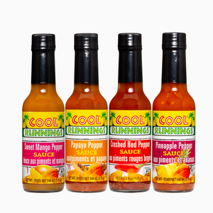 
                  
                    Load image into Gallery viewer, Spicy and Sweet Pepper Sauce Gift Pack
                  
                 cool runnings